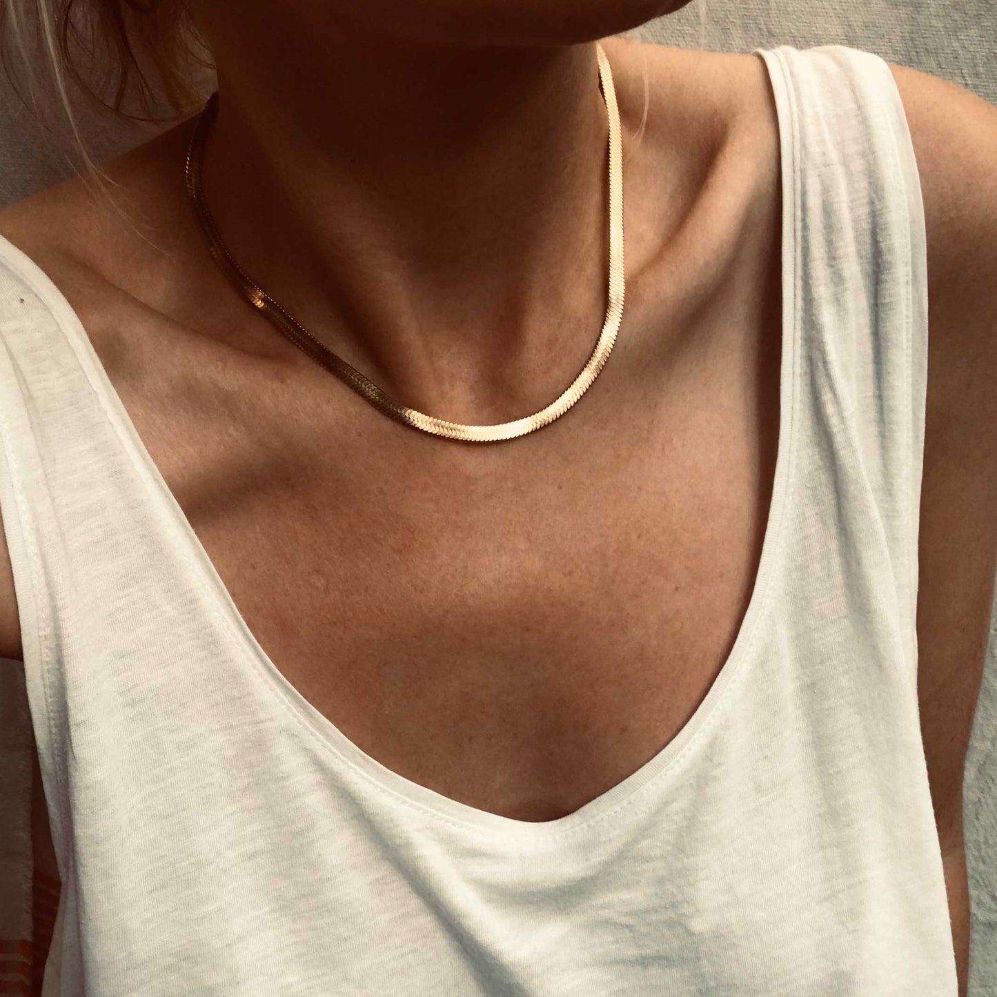 3,2,1...do it - Herringbone Necklace