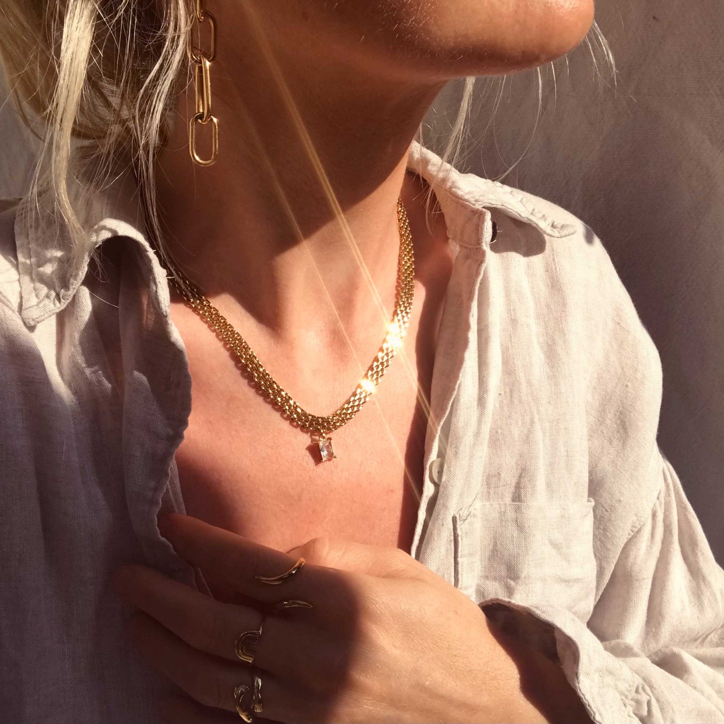 Be Bold And Go For It, Honey - Necklace