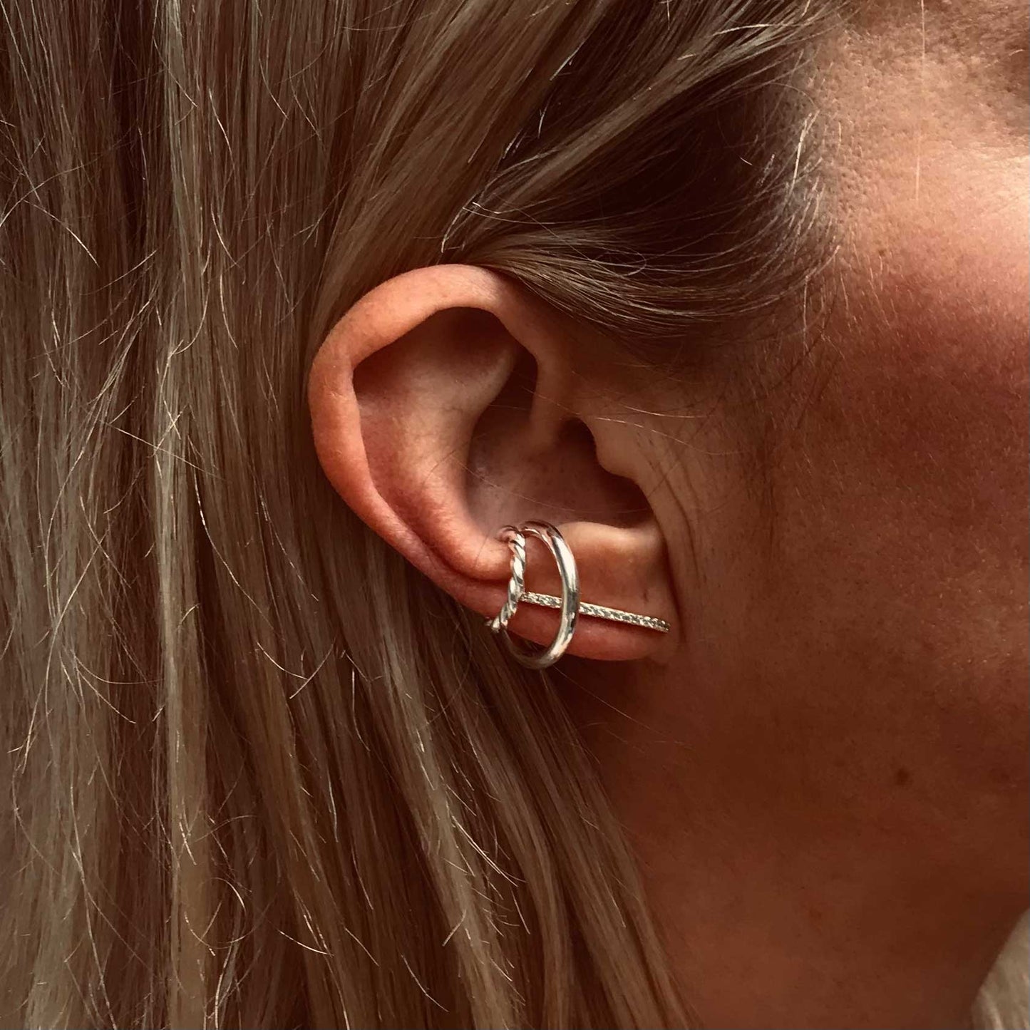 I Must Also Have A Dark Side If I Want To Be Whole - Ear Cuff